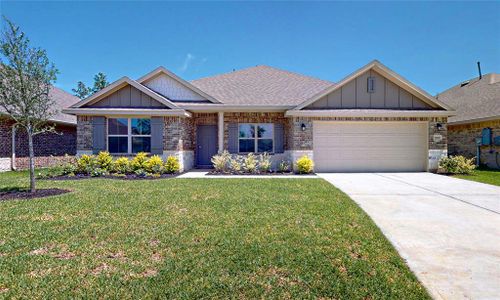 New construction Single-Family house 30200 Kingston Heath Drive, Cleveland, TX 77327 2100- photo 0