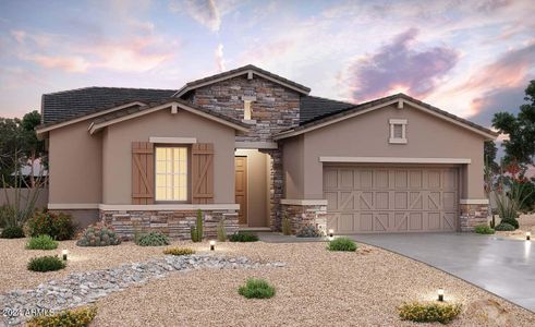 New construction Single-Family house 16411 W Desert Mirage Drive, Surprise, AZ 85388 Crimson- photo 0