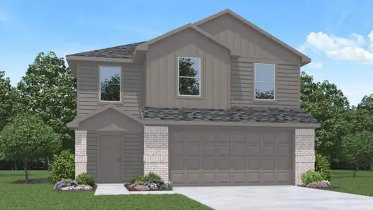New construction Single-Family house 11779 Ruffian Dr, Willis, TX 77318 plan Davis - image