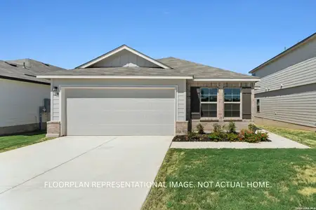 New construction Single-Family house 1631 Planters Moon, New Braunfels, TX 78130 plan Cameron - 35' Smart Series - image