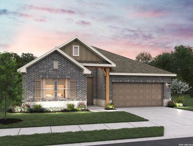 New construction Single-Family house 14220 Wolf Vw, San Antonio, TX 78252 plan Kennedy - image