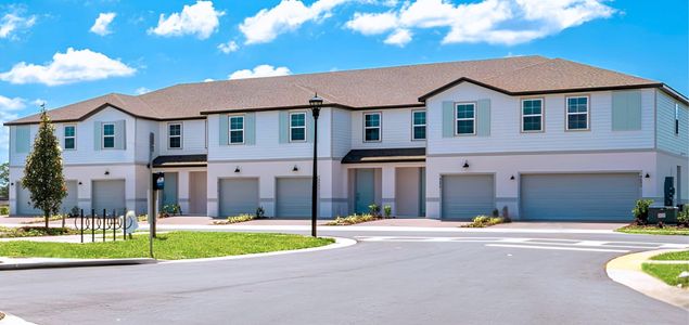 New construction Townhouse house 4692 Winding River Rd, Orlando, FL 32822 plan Malory - image