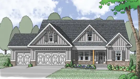 New construction Single-Family house 815 New Hope Church Rd, Monroe, GA 30656 plan (GA)The Avondale | Front Entry - image
