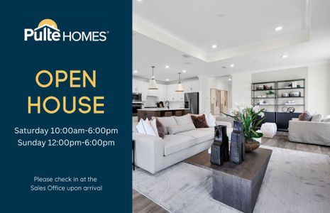 Open House this Weekend