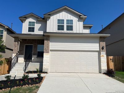 New construction Single-Family house 6223 Fairtime Road, San Antonio, TX 78252 The Florence- photo 0