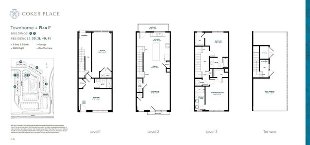 New construction Townhouse house 710 N Estes Dr, Chapel Hill, NC 27514 plan Plan F - image