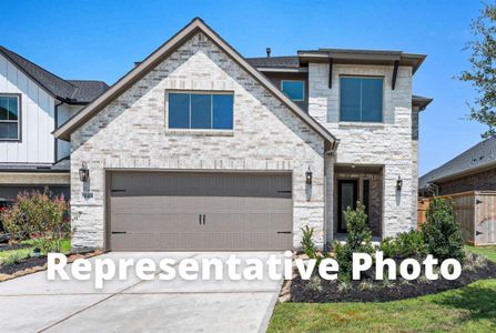 New construction Single-Family house 31442 Slumbering Sage Drive, Fulshear, TX 77441 Astoria II- photo 0