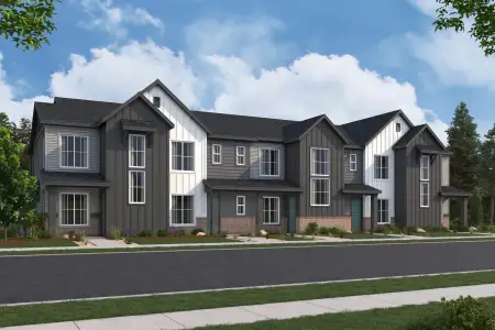 New construction Townhouse house 6700 Merseyside Ln, Castle Pines, CO 80108 plan Catalina - image