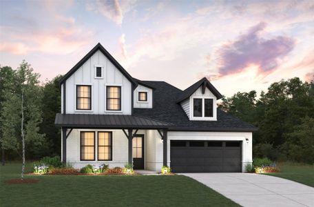 New construction Single-Family house 10155 Copia Ln, Montgomery, TX 77316 plan Huntsville - image