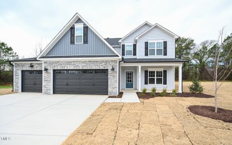 New construction Single-Family house 158 Abingdon Farms Drive, Selma, NC 27576 Clark- photo 0