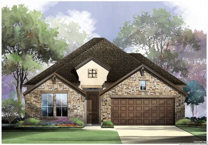 New construction Single-Family house 28546 Allswell Lane, San Antonio, TX 78260 Gallatin : 50-2476F.1- photo 0