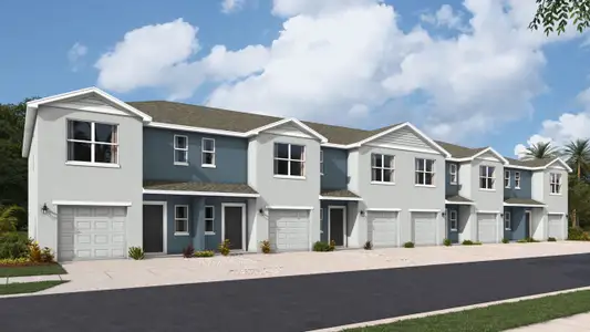 New construction Townhouse house 4035 Red Banks Ln, Bradenton, FL 34208 plan Pearson - image
