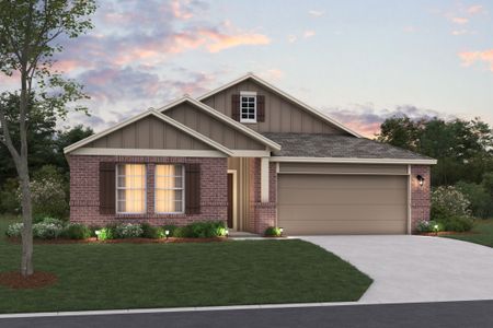 New construction Single-Family house 1189 Limestone Rdg, Seguin, TX 78155 plan Kingsley - image