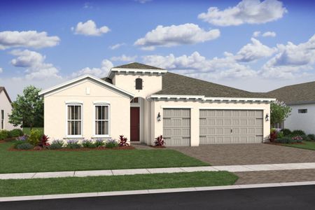 New construction Single-Family house 10144 Nw Field Flower Trl, Port St. Lucie, FL 34987 plan Franklin - image