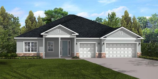 New construction Single-Family house 12 S School Ave, Lecanto, FL 34461 - image