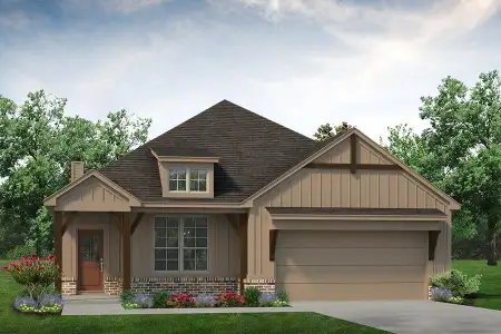 New construction Single-Family house 1225 Sabine River Ln, Springtown, TX 76082 plan San Gabriel II - image