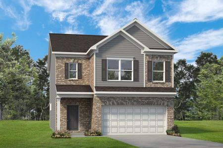 New construction Single-Family house 3801 Preston Pointe, Powder Springs, GA 30127 The Greenbrier II- photo 0