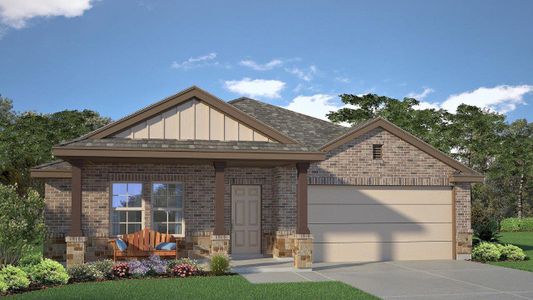 New construction Single-Family house 224 Creekfall Rd, Burnet, TX 78611 Richmond- photo 0