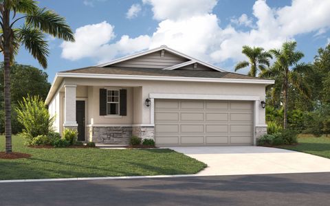 New construction Single-Family house 3724 Dusty Miller Pl, Lake Hamilton, FL 33851 plan The Lewiston - image