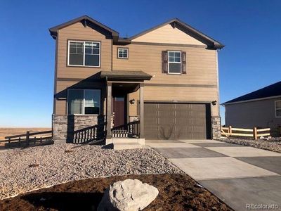 New construction Single-Family house 3402 Belleville Ridge Road, Elizabeth, CO 80107 HOLCOMBE- photo 0