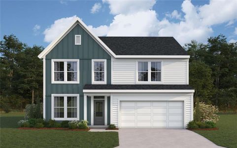 New construction Single-Family house 114 Easton Park Blvd, Dallas, GA 30157 plan Olive - image