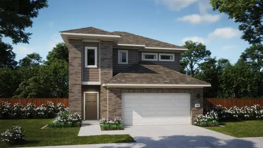 New construction Single-Family house 257 Langhorne Bnd, Liberty Hill, TX 78642 Addison- photo 0