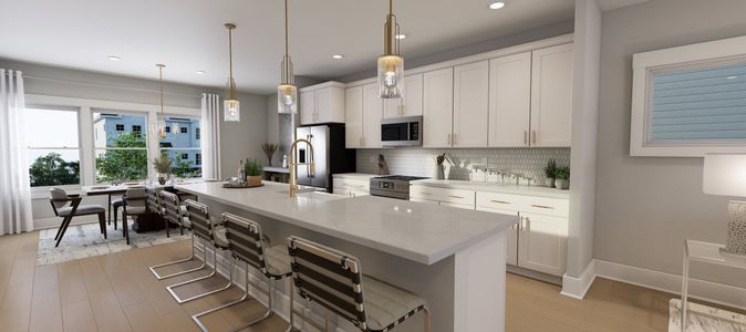 New construction Townhouse house 2420 Adrift Rd, Fuquay Varina, NC 27526 plan Cora End Unit - image 7