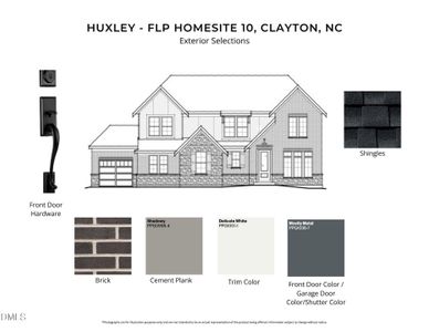 New construction Single-Family house 26 Ogden Cir, Clayton, NC 27527 plan Huxley - image