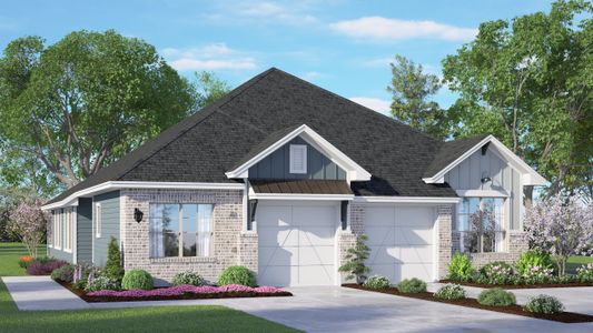 New construction Single-Family house 10003 Crescendo Way, Manvel, TX 77578 Chalet - Single Story Villas- photo 1 1