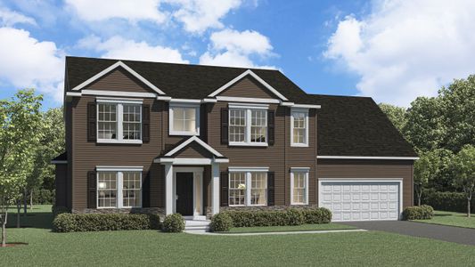 New construction Land house 17 Fieldstream Ln, Lancaster, NY 14086 plan Newport 24A - image