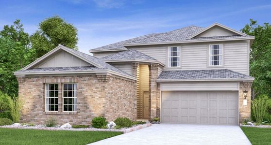 New construction Single-Family house 2012 Gilmer Way, Leander, TX 78641 Hudson II- photo 0 0