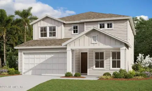 New construction Single-Family house 3634 Belstead Wy, Orange Park, FL 32065 plan Danbury - image