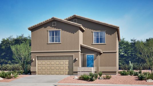 New construction Single-Family house 9546 W Mcdowell Rd, Marana, AZ 85658 plan Canyon - image