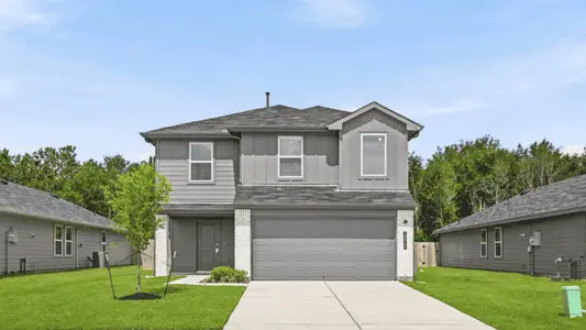 New construction Single-Family house 19964 Hilbert Rd, New Caney, TX 77357 plan Franklin - image