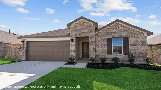 New construction Single-Family house 8906 Coral Reef Ln, Iowa Colony, TX 77583 Kingston- photo 0