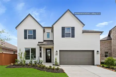 New construction Single-Family house 501 Snakeroot Trl, Georgetown, TX 78633 plan The Albany IX - image