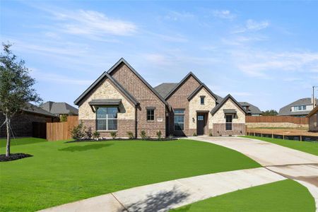 New construction Single-Family house 3145 Blue Hill Court, Burleson, TX 76028 Concept 2370- photo 0