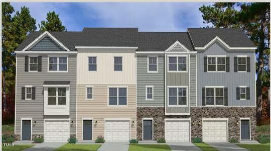 New construction Townhouse house 850 Parc Townes Drive, Unit 68, Wendell, NC 27591 - photo 0