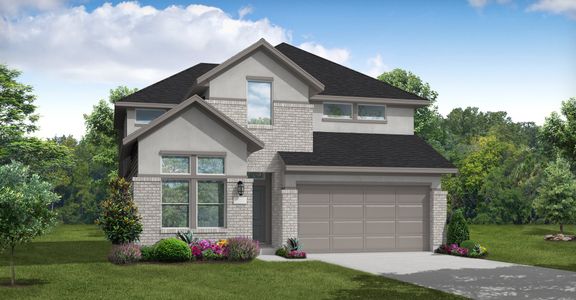 New construction Single-Family house 22828 Ella Falls Ct, Porter, TX 77365 plan Alvin - image