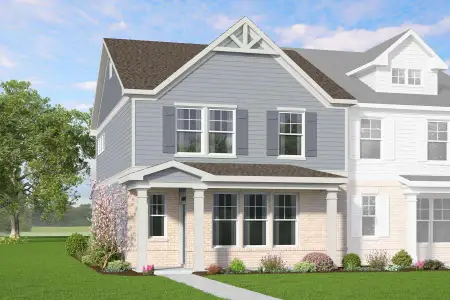 New construction Townhouse house 959 Alma Railway Dr, Wake Forest, NC 27587 plan Scotsman - image