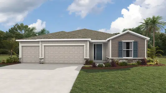 New construction Single-Family house 12760 Nw 17Th Pl, Newberry, FL 32669 plan Hawthorne - image