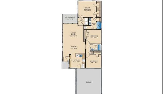 New construction Single-Family house 500 Gene Ray Ave, Bertram, TX 78605 plan Frisco - image