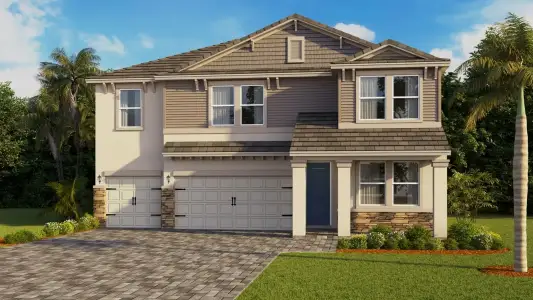 New construction Single-Family house 1479 Macy Dr, Zephyrhills, FL 33541 plan Torino - image