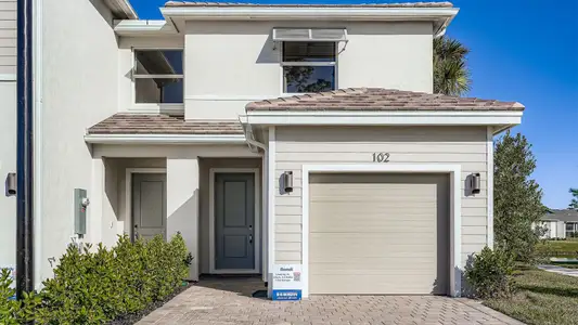 New construction Townhouse house 106 Lakeside Landing Dr, Royal Palm Beach, FL 33411 plan Bondi - image