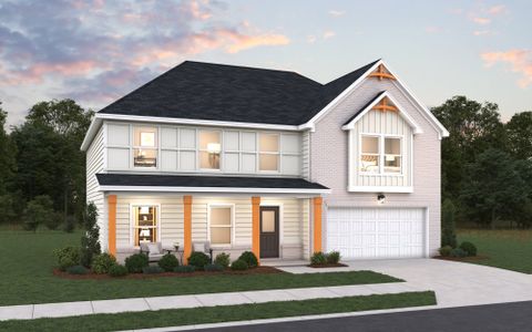 New construction Single-Family house 183 Woodlands Dr, Jackson, GA 30233 plan Mira II - Single Family Homes - image