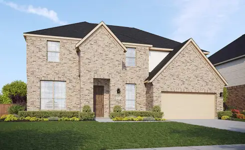 New construction Single-Family house 500 Frio Springs Trl, Georgetown, TX 78628 plan Brown - image