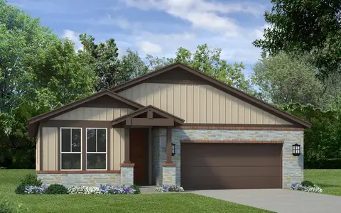 New construction Single-Family house 117 Olive Blossom Trl, San Marcos, TX 78666 plan Goodwin - image