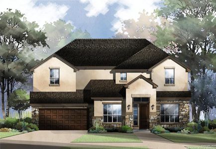 New construction Single-Family house 3008 Ashby Park, Bulverde, TX 78163 plan Lafayete - image