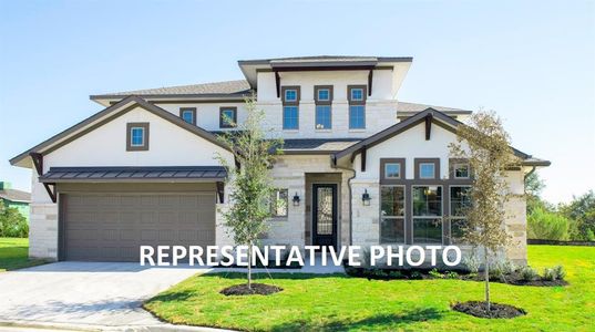 New construction Single-Family house 7520 Becasseau Dr, Spicewood, TX 78738 The Asher II- photo 0