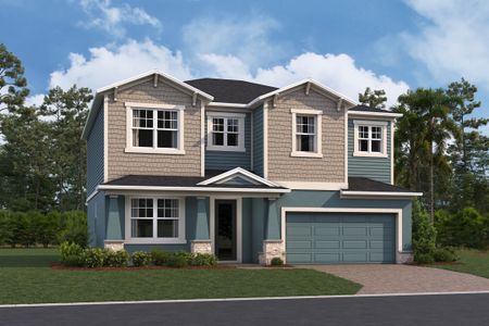 New construction Single-Family house 5328 Teirgarten St, St. Cloud, FL 34771 plan Santa Barbara II - Eco Series - image